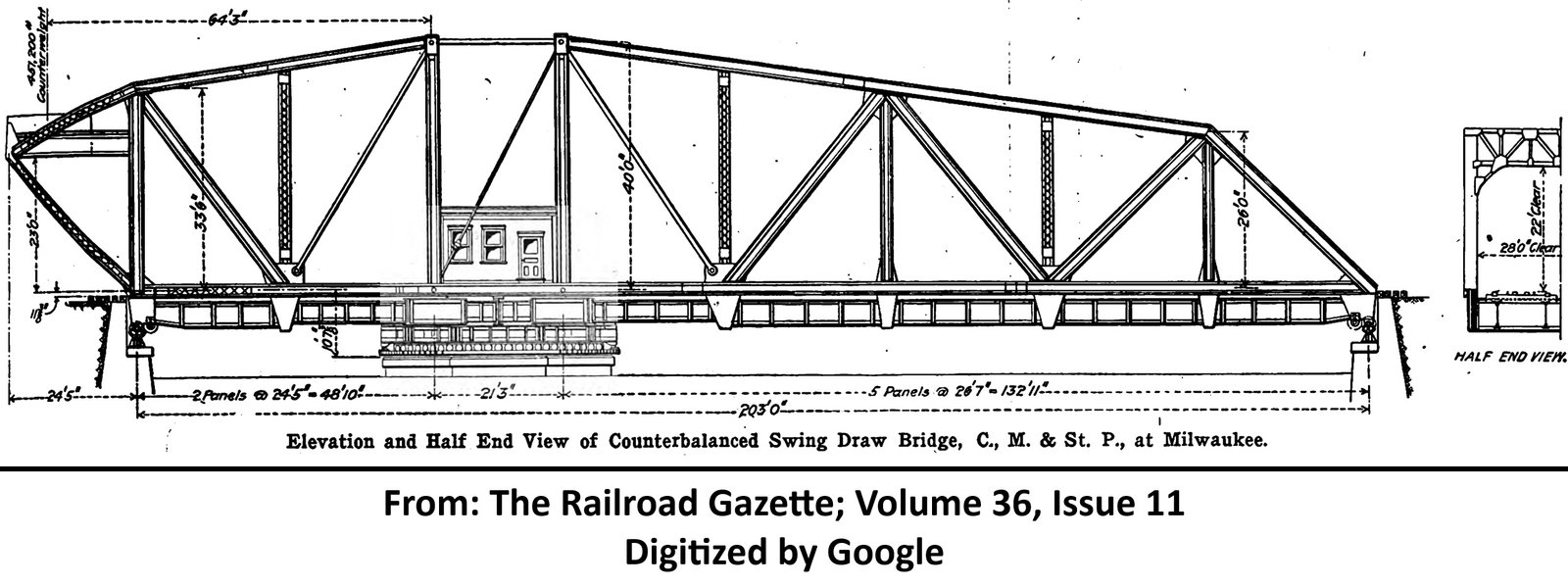 Overall plan of bridge